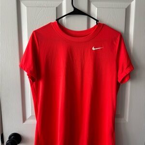 Nike Women's Bright Red Short Sleeve Tee